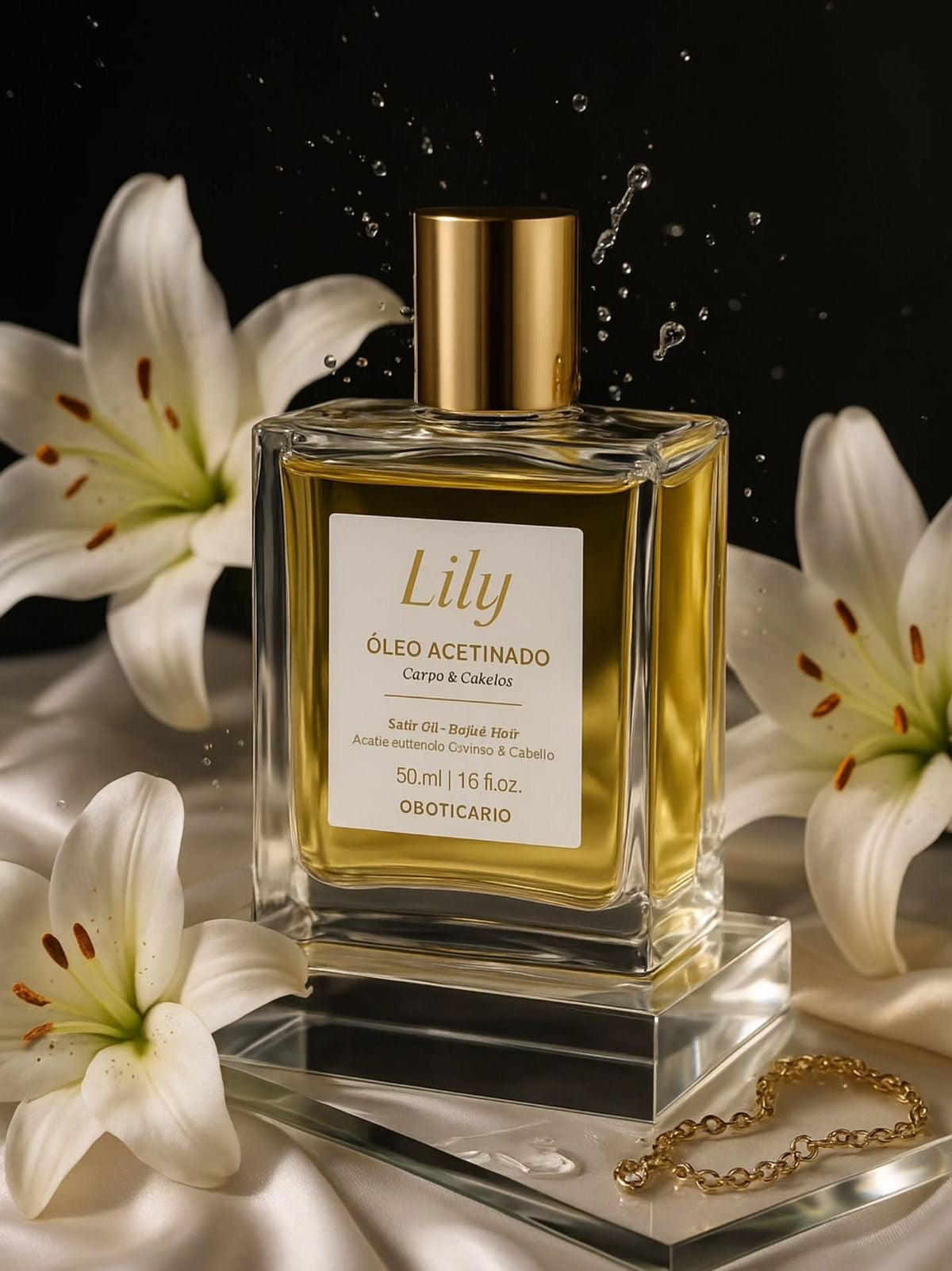 Huile nourrissante cheveux et corps Lily