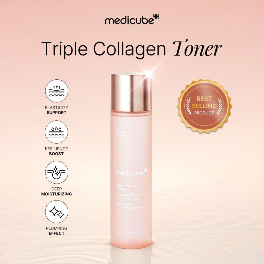 Toner triple collagène Medicube 140ml