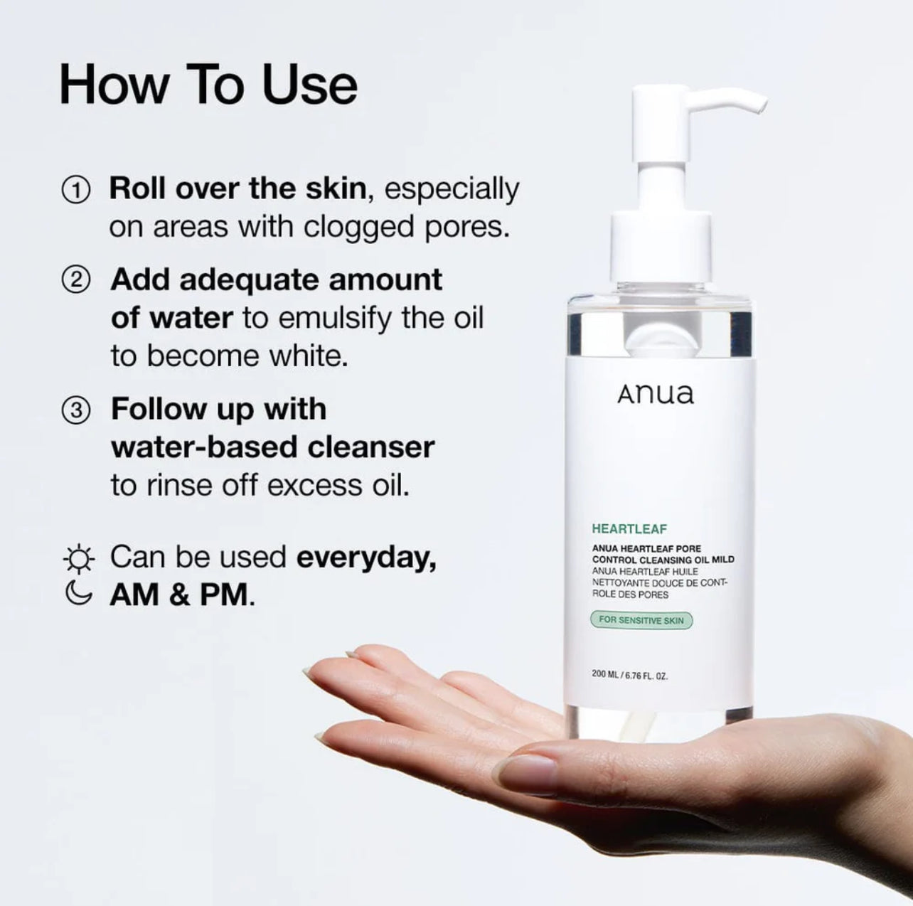 Heartleaf Pore Cleansing Oil Mild