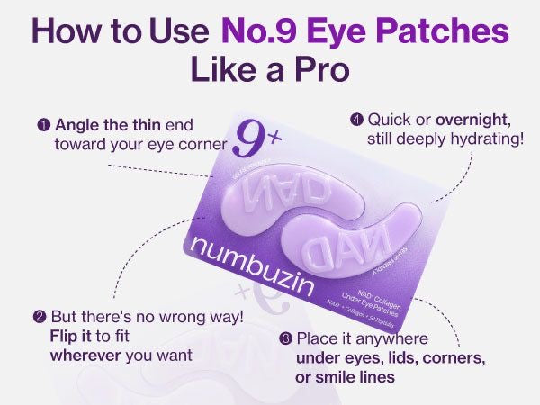 Patch revitalisante pour les yeux | Numbuzin 5 paires