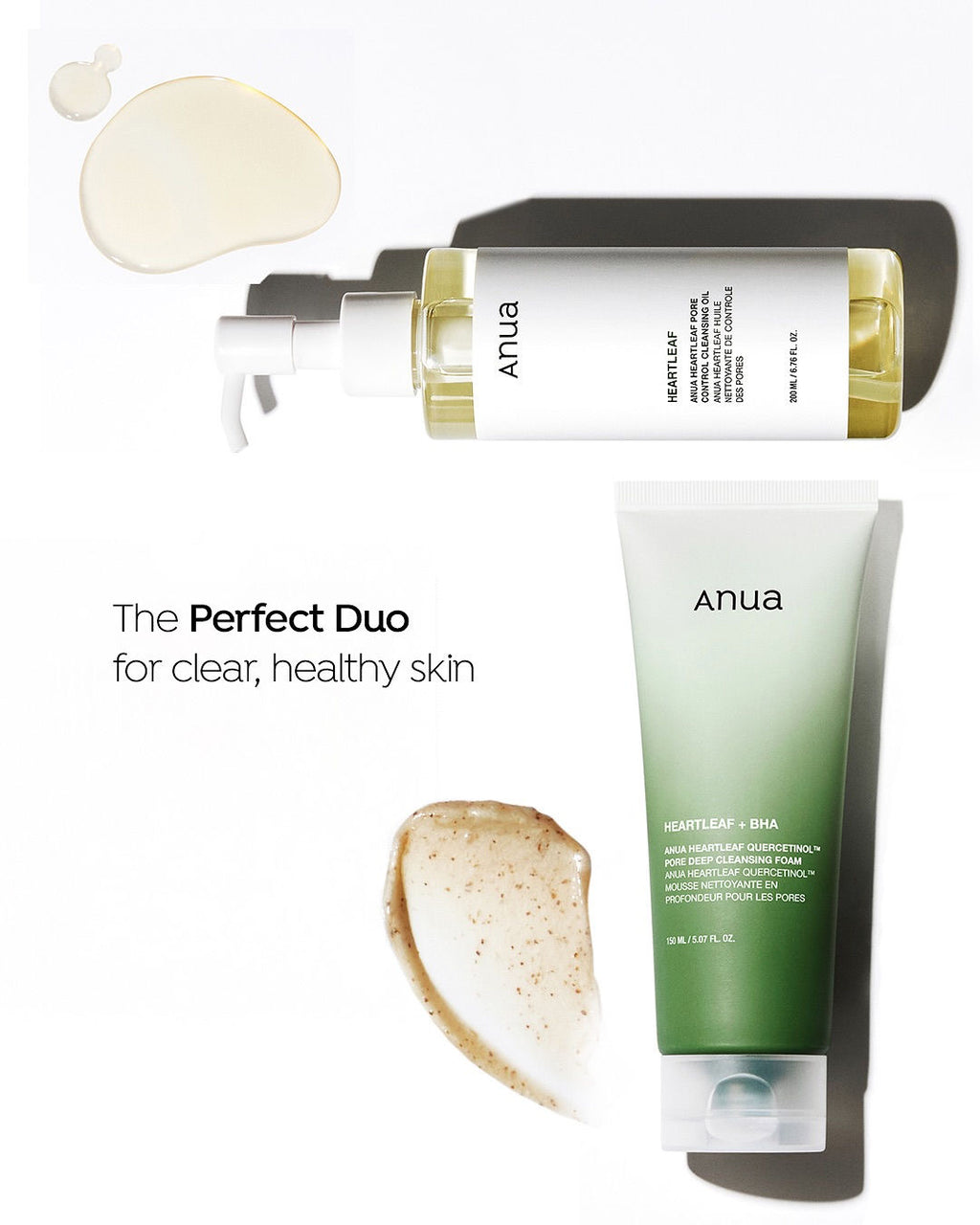 Double nettoyage pour peau sensible