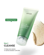 Double nettoyage pour peau sensible