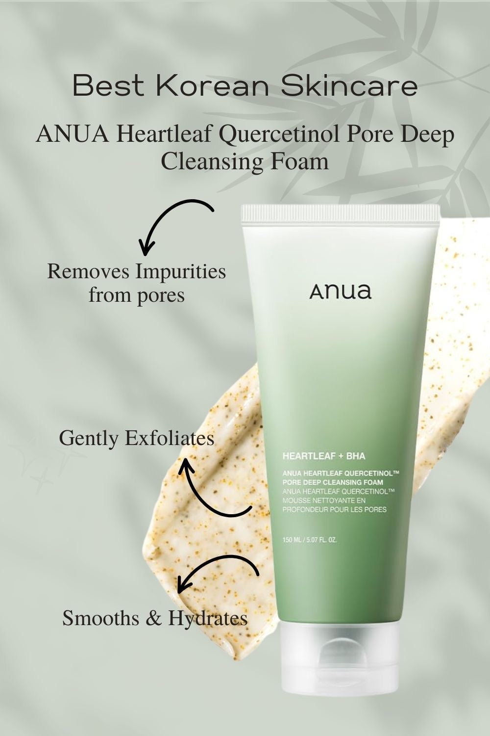 Heartleaf Quercetinol Pore Deep Cleansing Foam 150ml